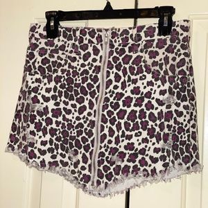 Cheetah Print Skirt